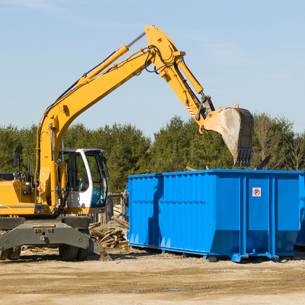 what kind of customer support is available for residential dumpster rentals in Monkton Maryland